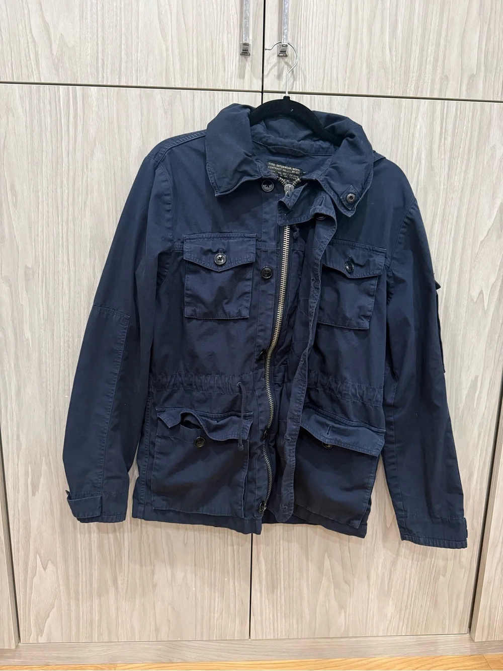 J. Crew Men's Navy Utility Field Jacket - S